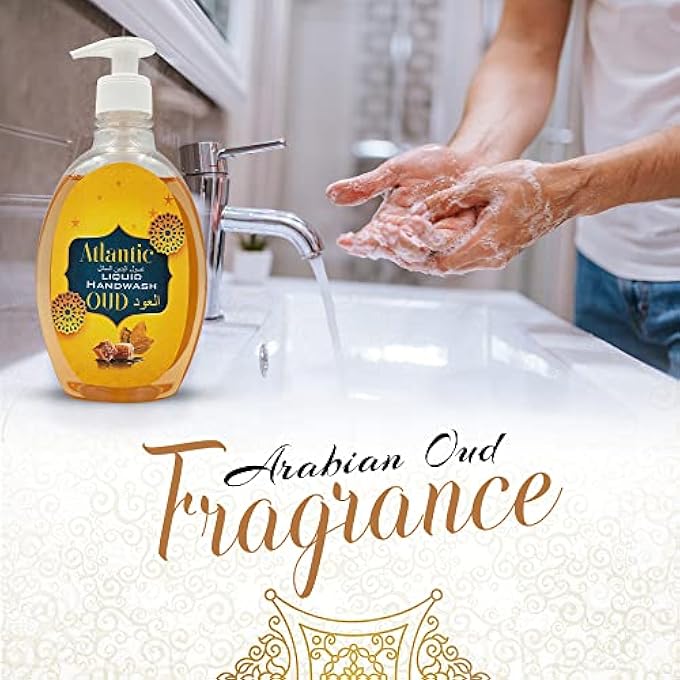 Atlantic غسول يد سائل مضاد للبكتيريا مع عود جل غسول اليد، 500 مل، غسول يد سائل (عبوة من 3) - Image 5